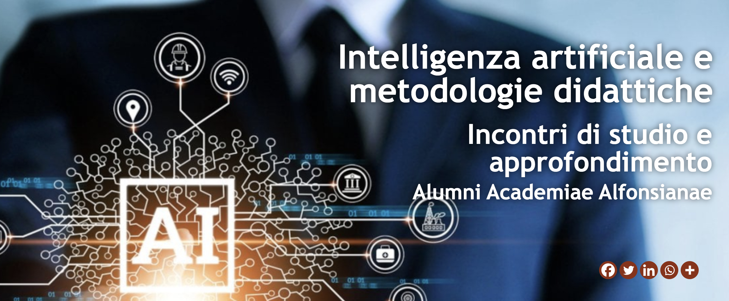 Corso di Formazione sull’Intelligenza Artificiale: l’Accademia Alfonsiana si interroga sul tema